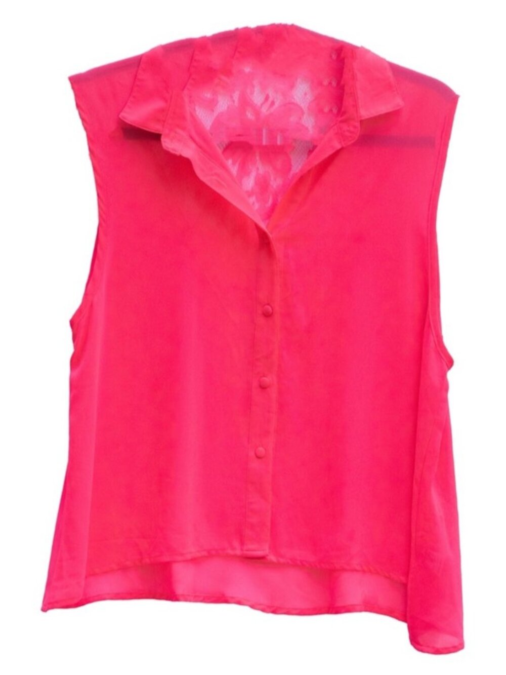 LF Hot Pink Lace Top